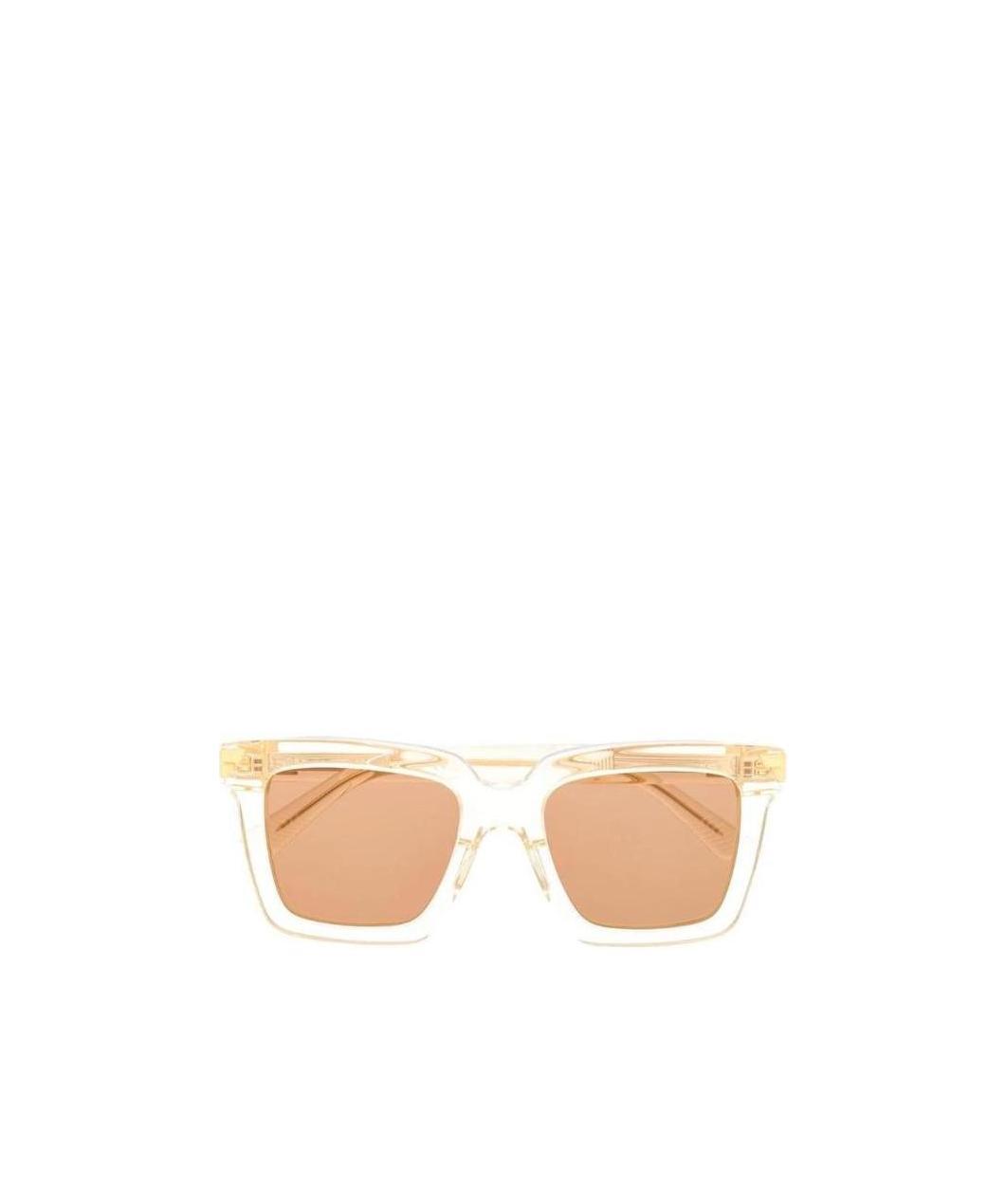 Bottega Veneta Square-frame Sunglasses In Nude