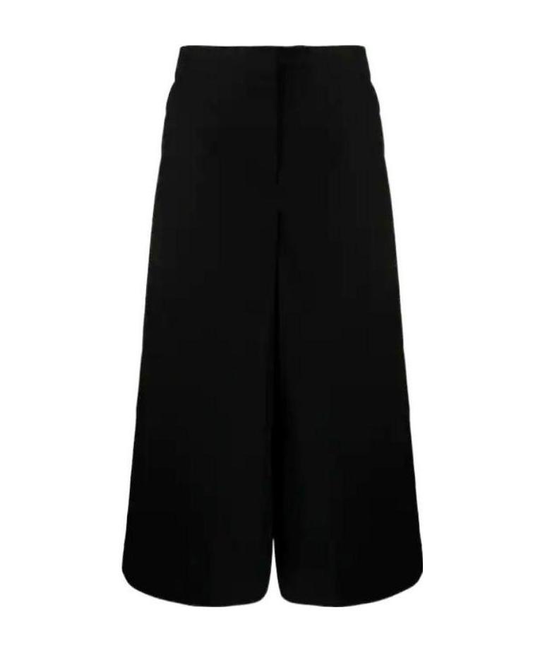 Msgm Wide-leg Cropped Trousers
