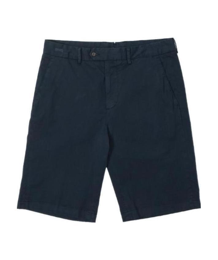 PAUL & SHARK DARK BLUE SLIM-FITTING SHORTS