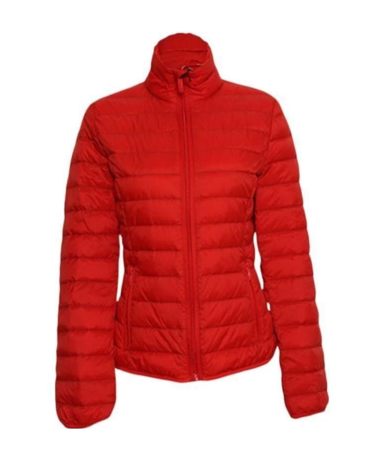 Armani Jeans Sports Lightweight Down Jacket In Red
