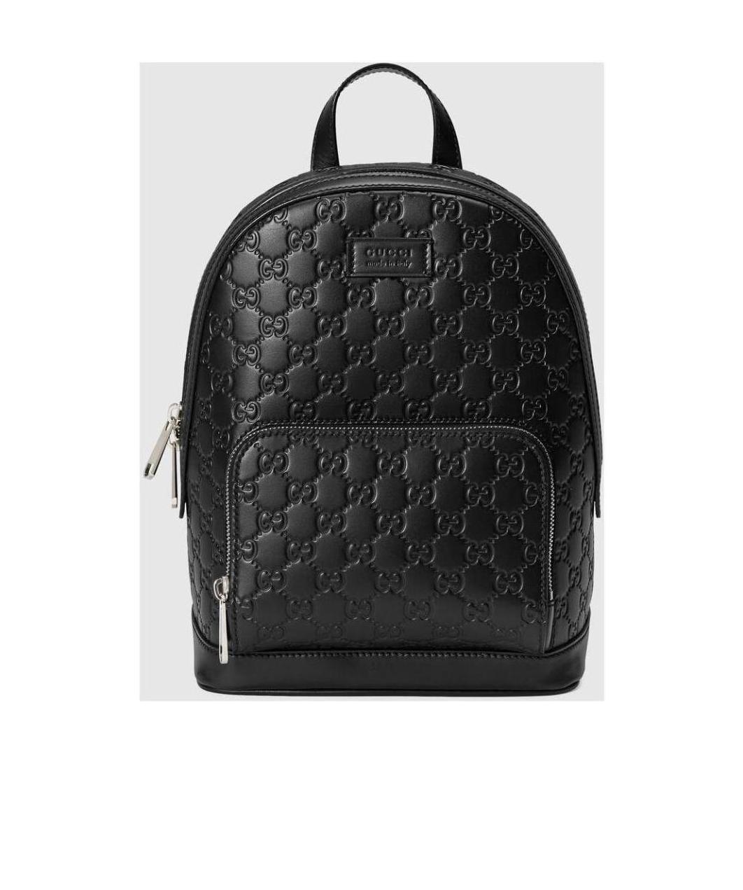 Gucci Signature Backpack In Black