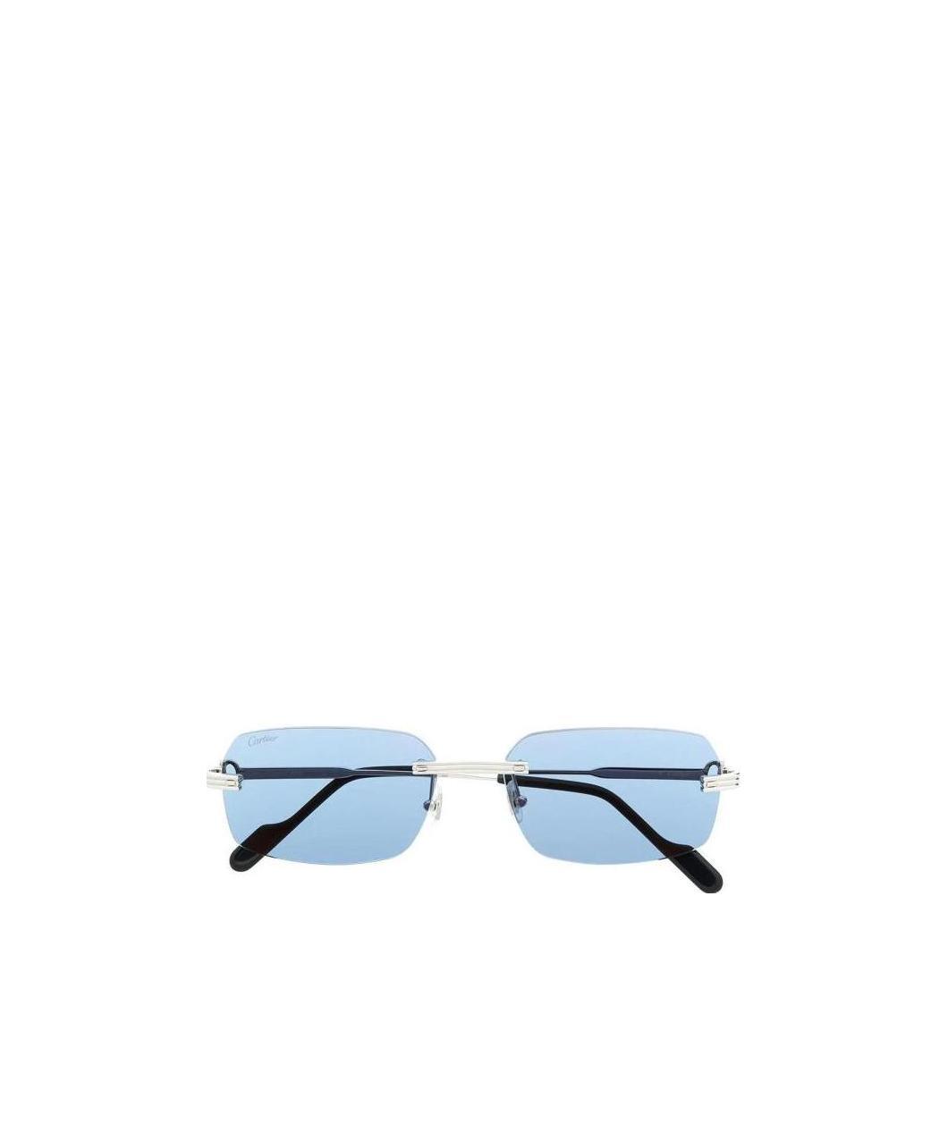 Cartier Square-frame Sunglasses In Blue