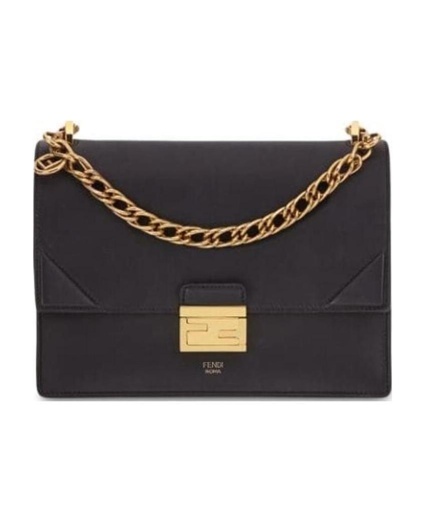 Fendi Kan U Shoulder Bag In Nude