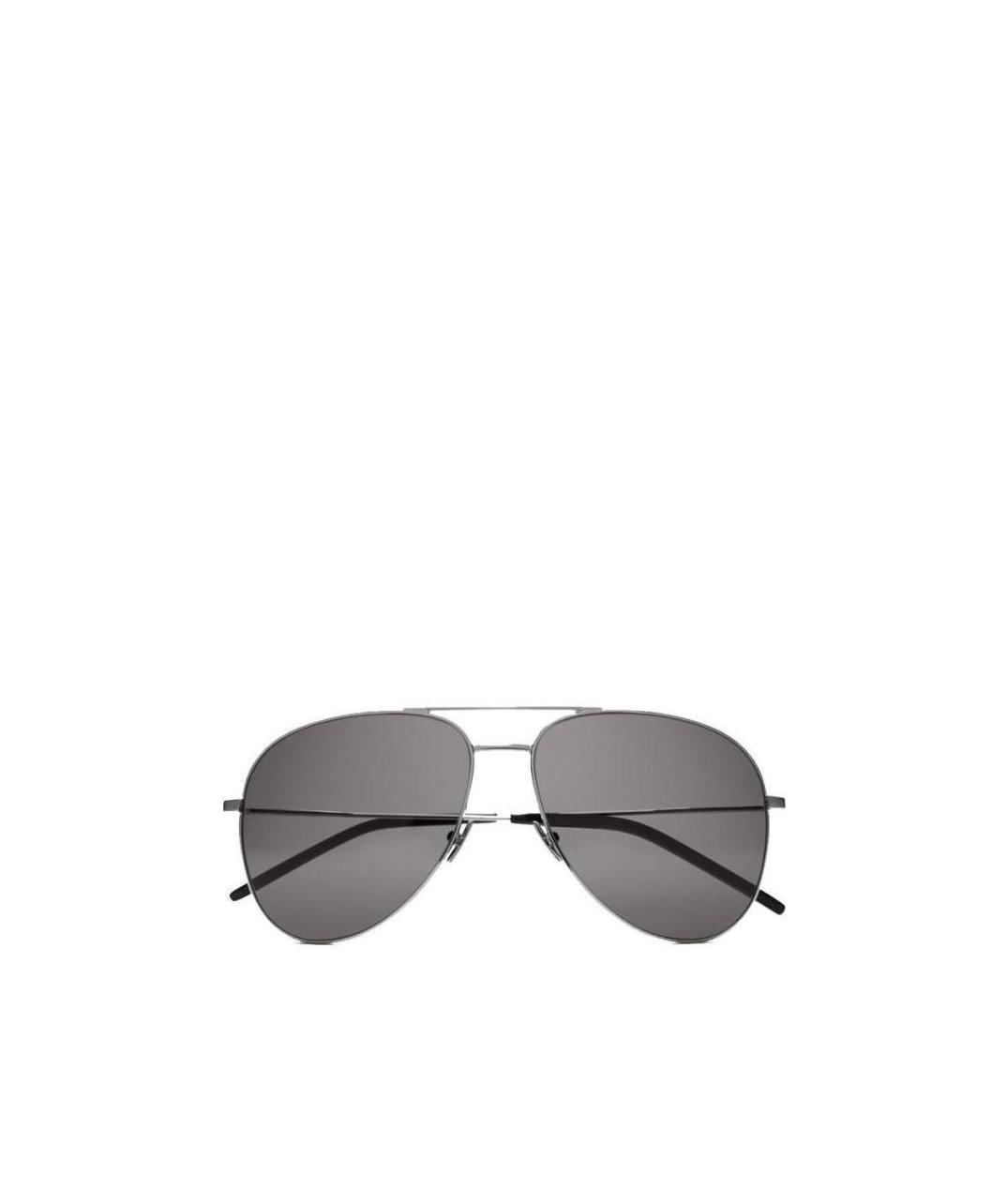 Saint Laurent Eyewear Aviator Sunglasses In Metallic
