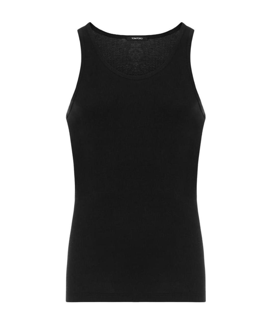 Tom Ford Cotton And Modal Tank Top In Black