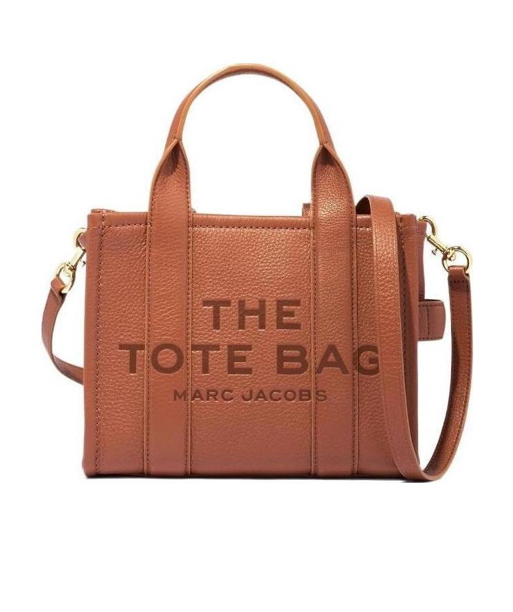 Marc Jacobs The Medium Tote Leather Tote Bag In Brown