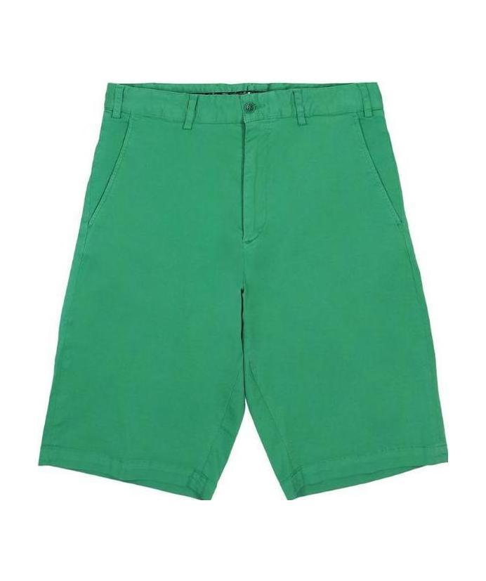 Shop Paul & Shark Logo Shorts In Green