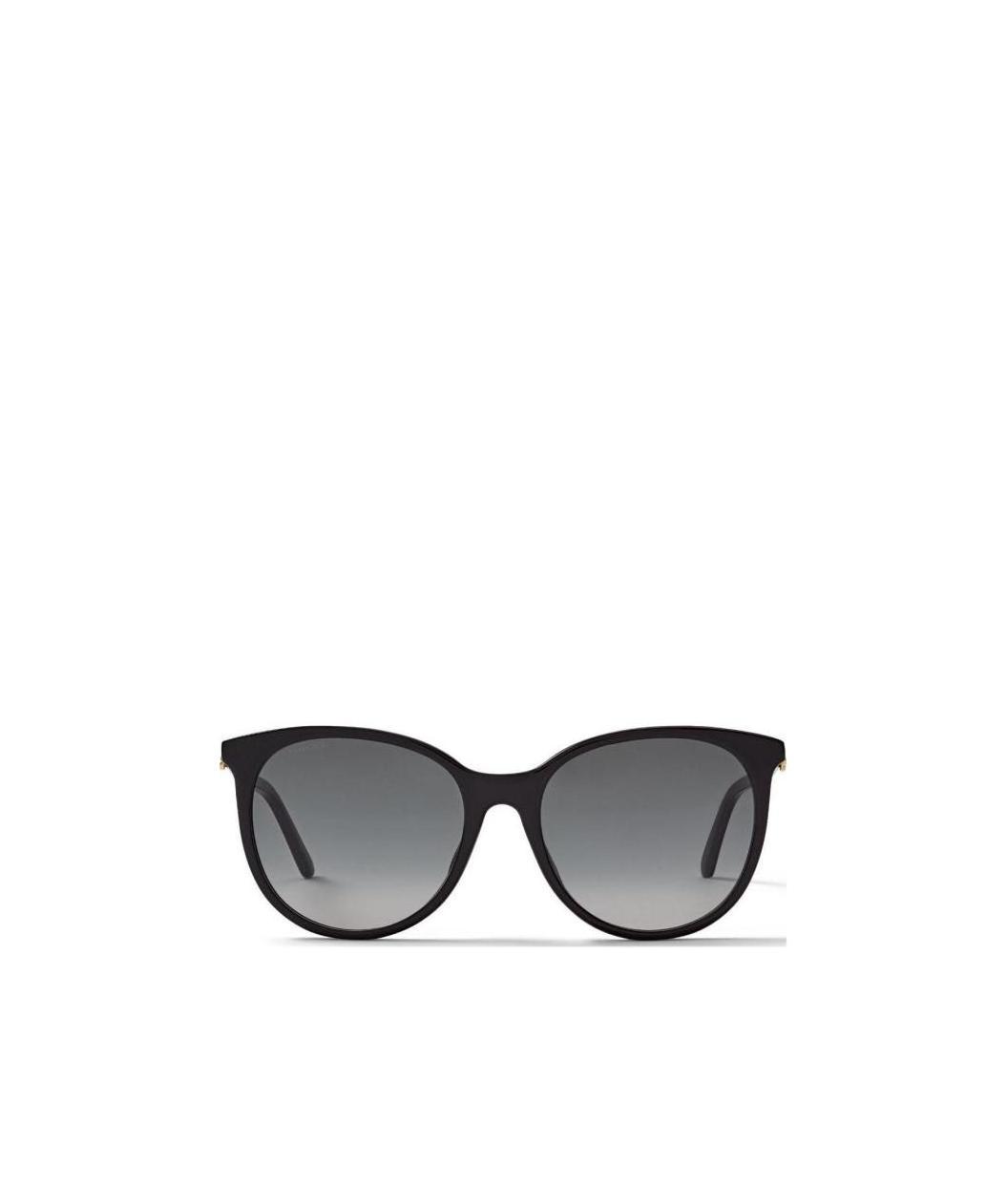 Jimmy Choo Oval Frame Sunglasses In Gray
