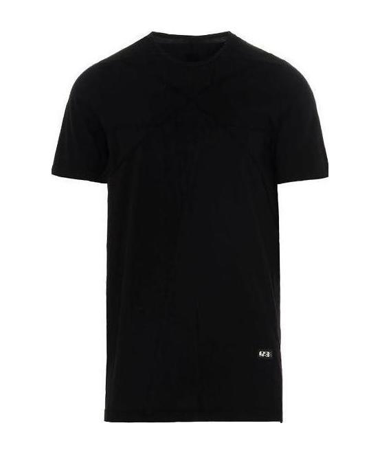 Rick Owens Drkshdw Logo Patch T-shirt In Black