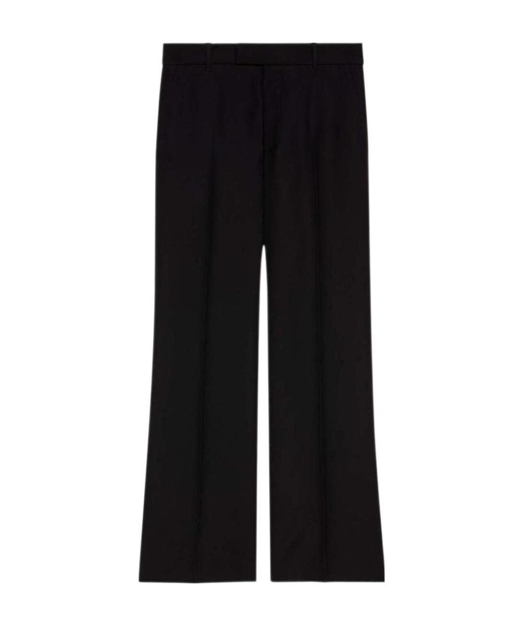 Gucci Tailored Straight-leg Trousers In Black