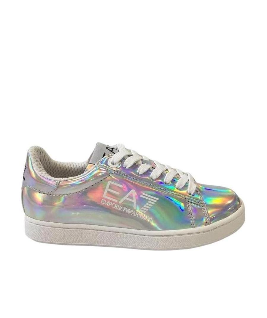 Ea7 Logo Details Casual Sneakers In Multicolor