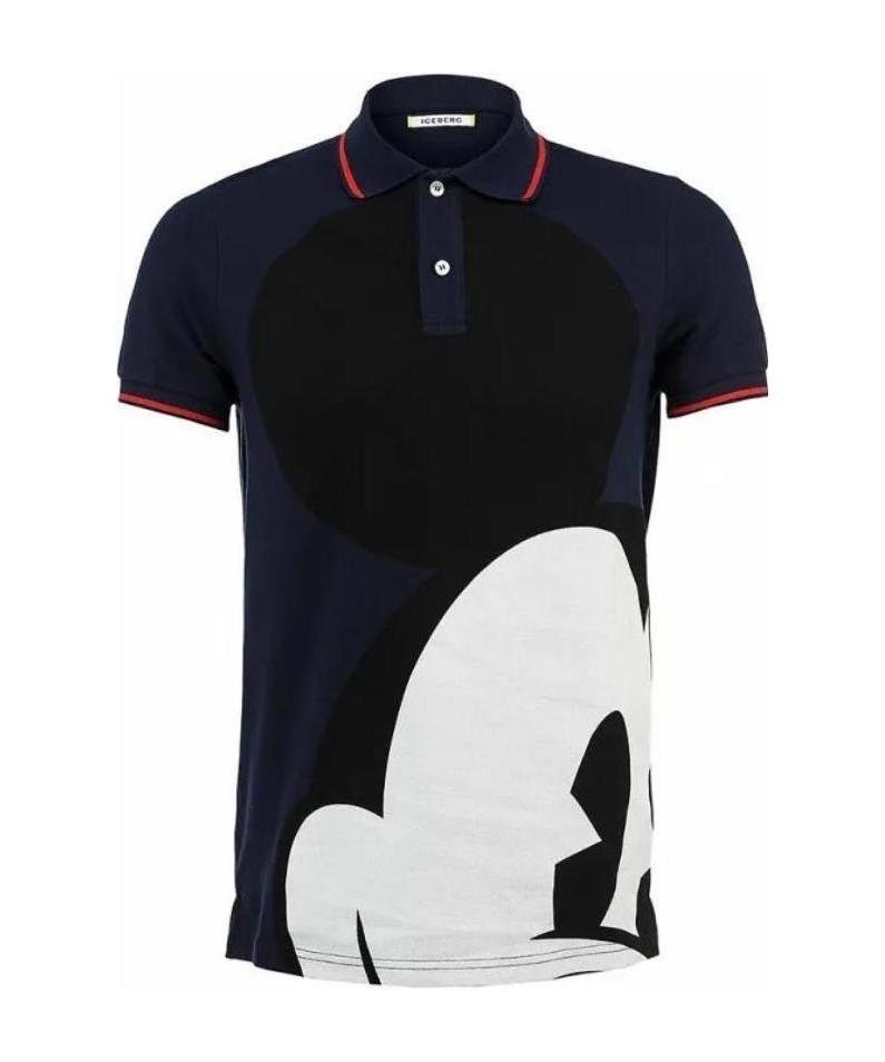 ICEBERG PRINTED POLO SHIRT