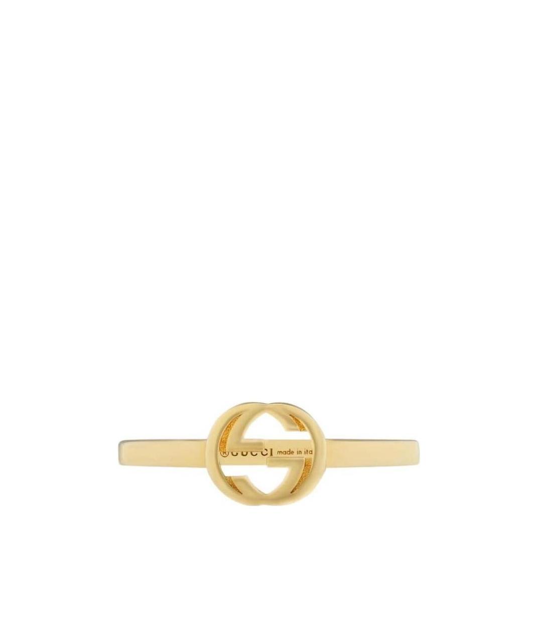 Gucci Interlocking 18k Ring In Gold