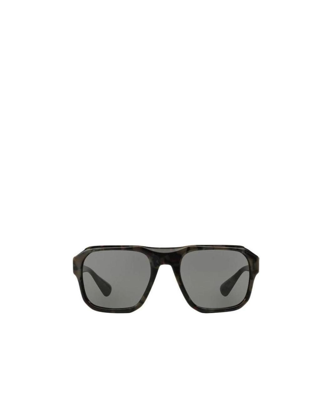 Prada Logo Sunglasses In Gray
