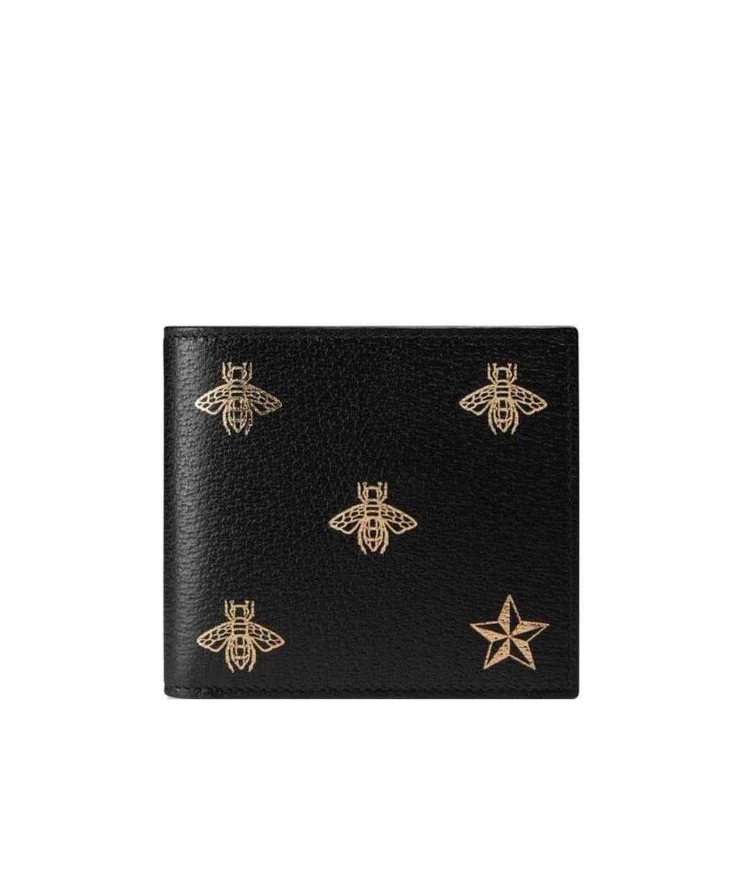 Gucci Bee Star Wallet In Black