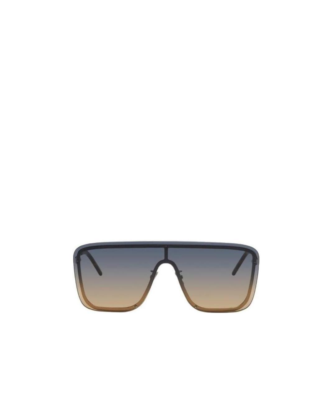 Saint Laurent Aviator Gradient Sunglasses In Gray