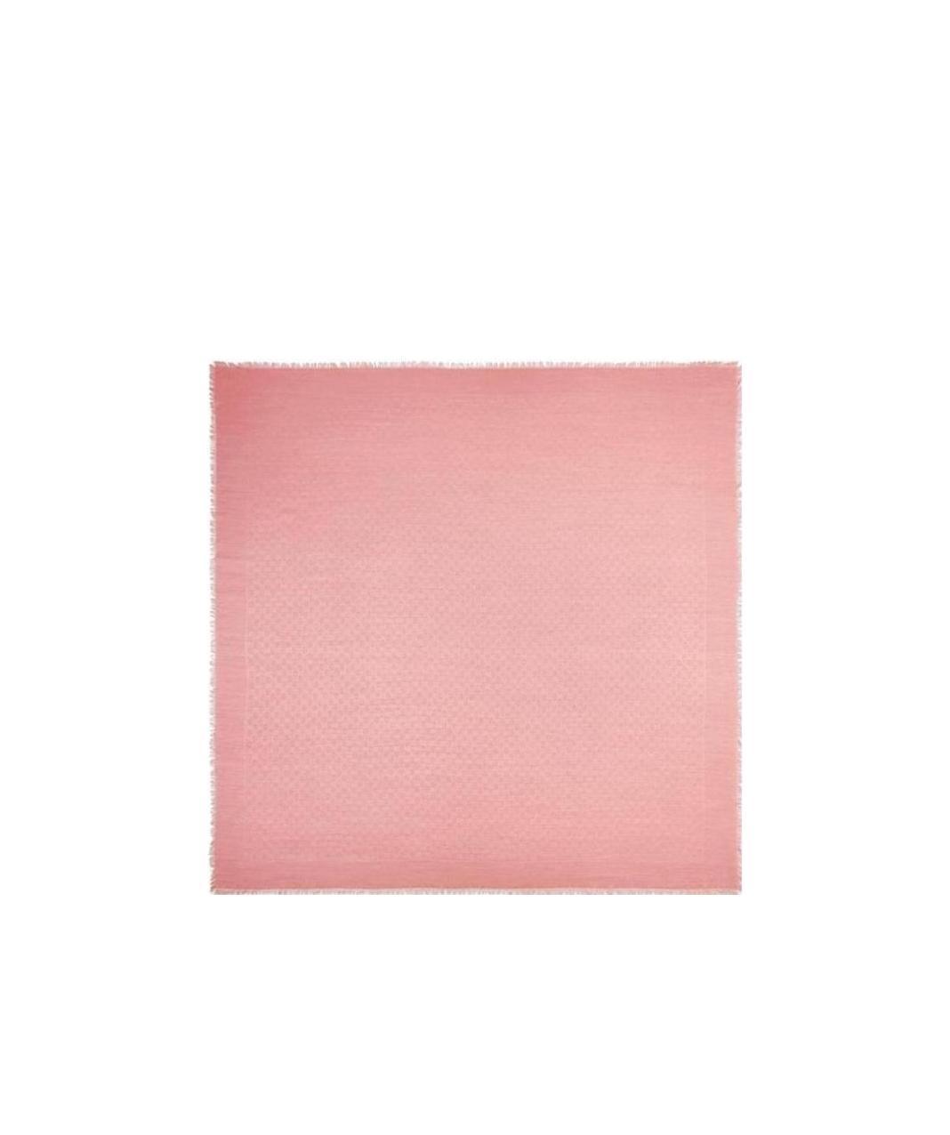 Gucci Gg Jacquard Shawl In Pink