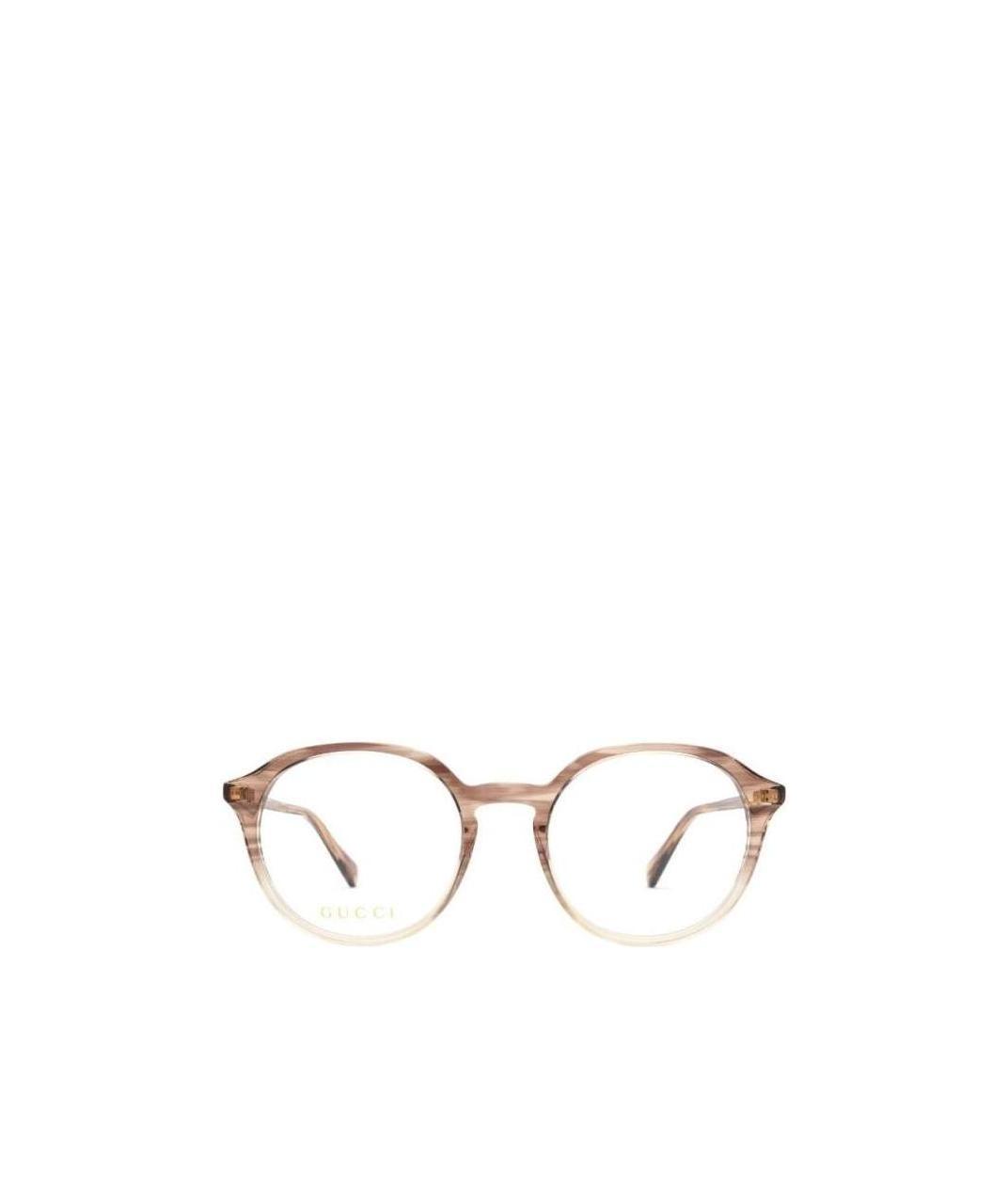 Gucci Round-frame Glasses In Nude