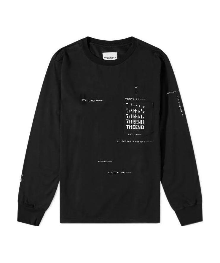 Takahiromiyashita The Soloist Logo Chest Pocket Long Sleeved T-shirt In Black