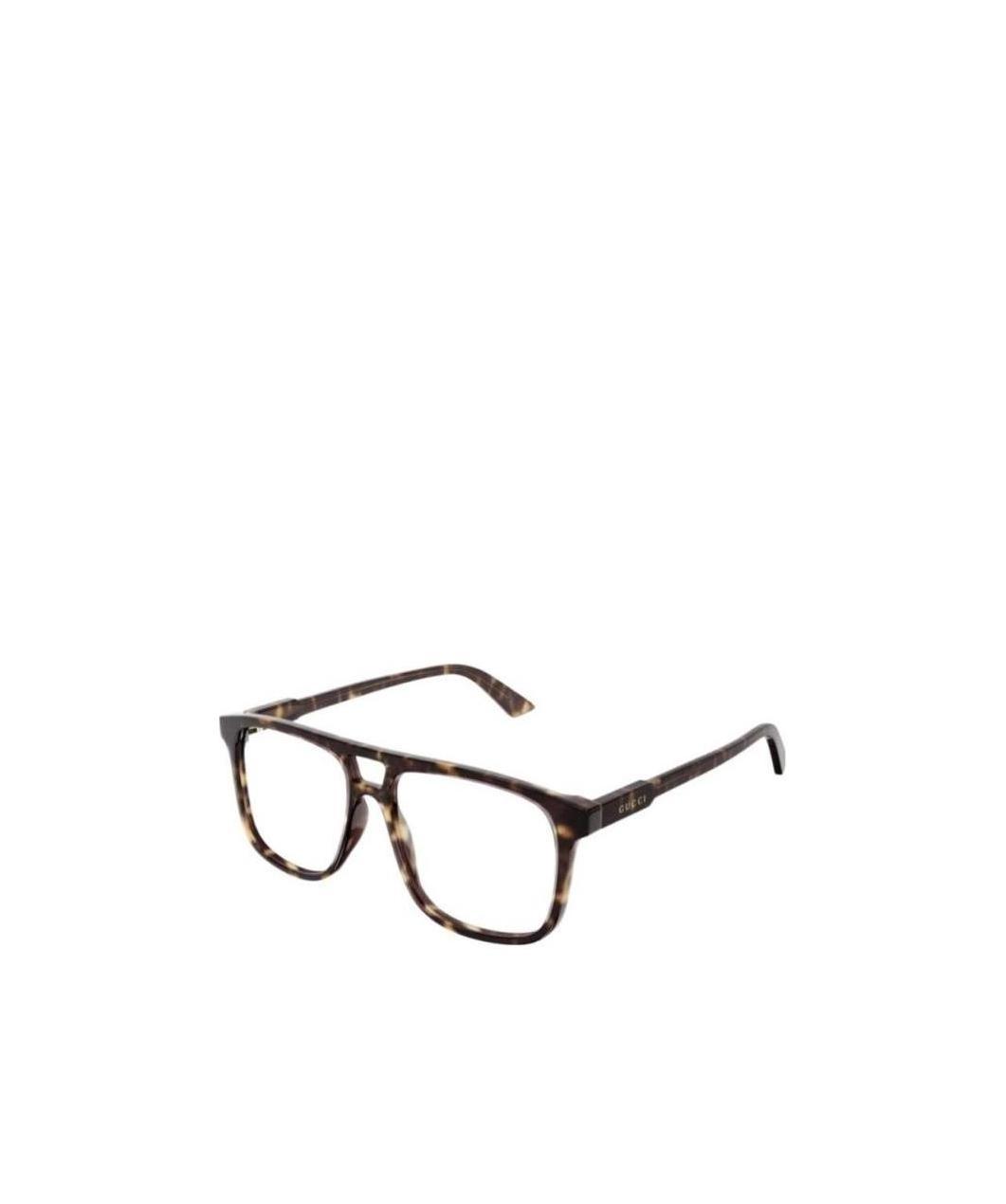 Gucci Aviator Frame Glasses In Black