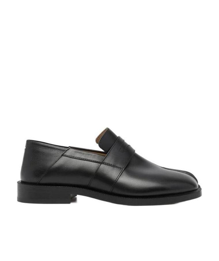 Shop Maison Margiela Collapsible-heel Tabi Loafers In Black