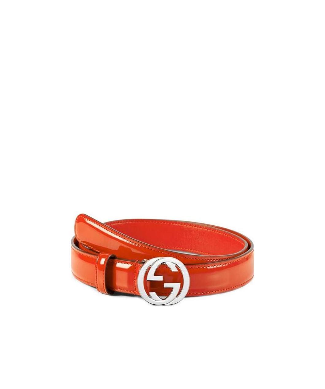 Gucci Mutual Buckle Belt In Red