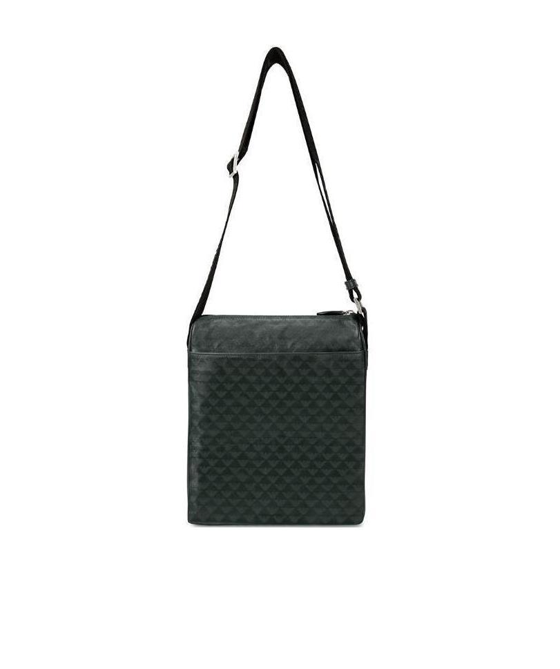 Emporio Armani Logo Shoulder Bag In Black