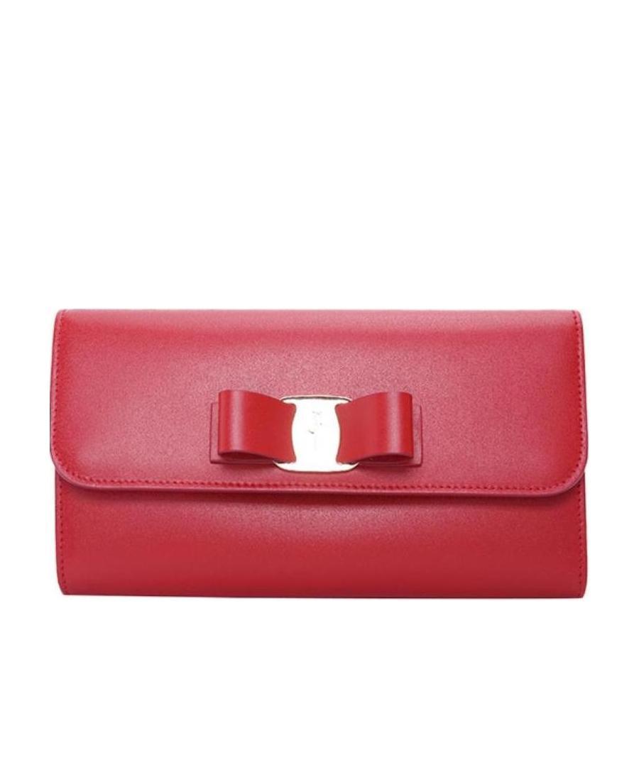 Ferragamo Mini Vara Bowtie Shoulder Bag In Red