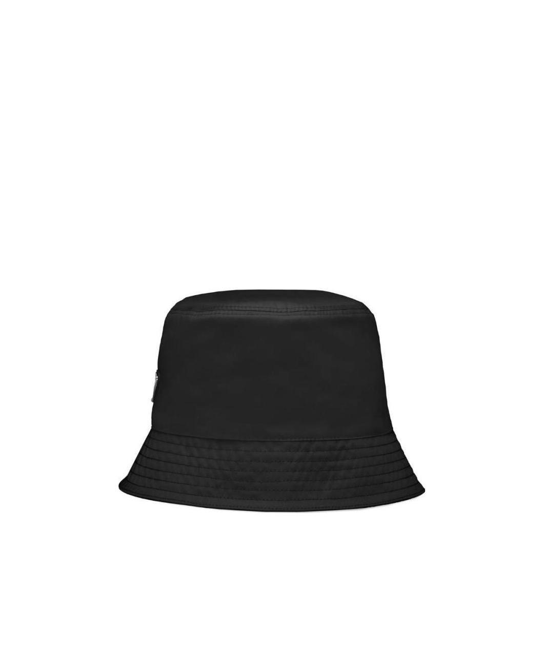 Prada Womens Black Re-nylon Recycled-polyamide Bucket Hat In Black