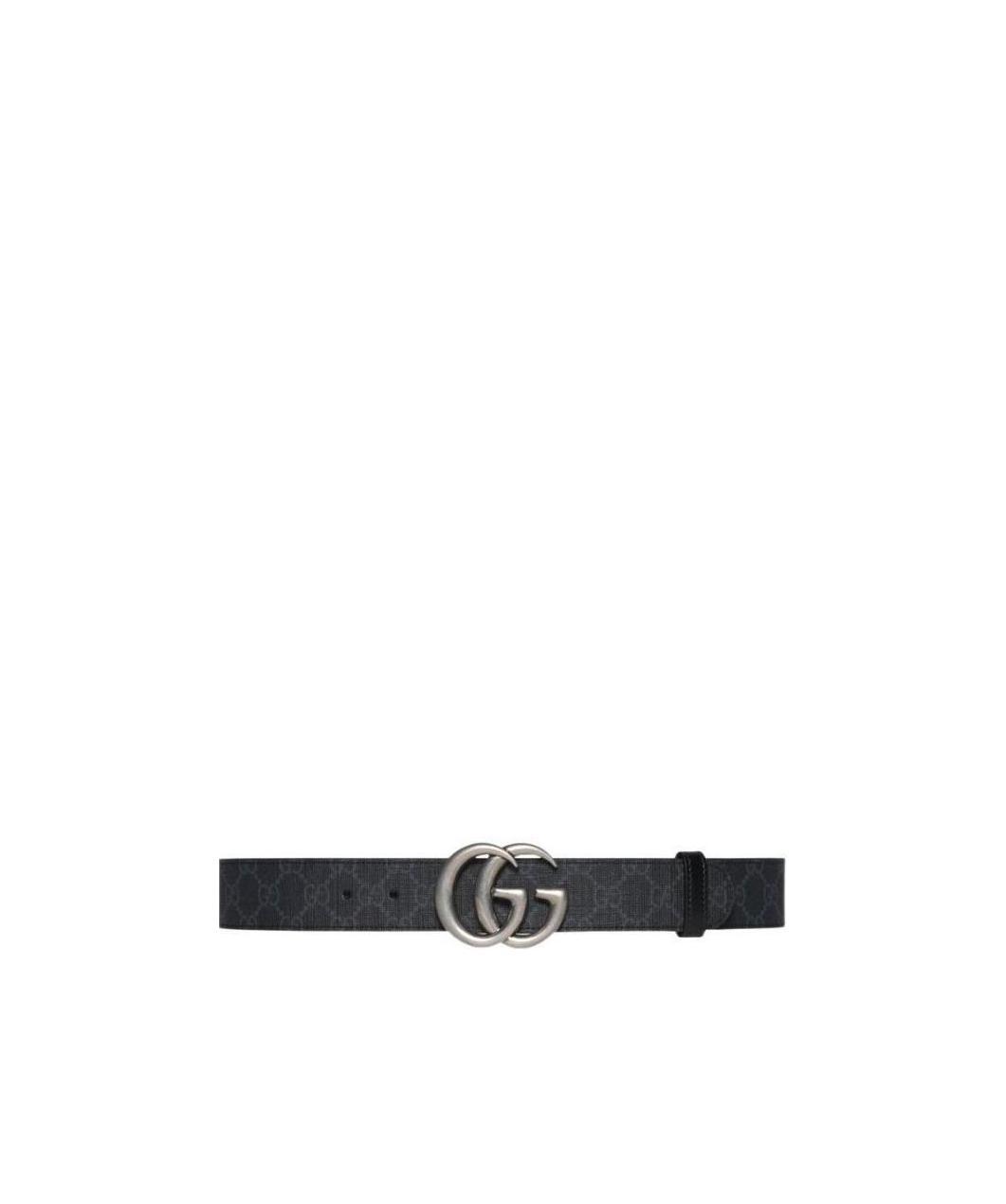 Gucci Gg Marmont Reversible Belt In Black