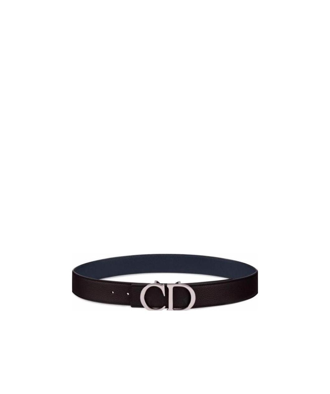 Dior Double-sided Cd Belt In Black
