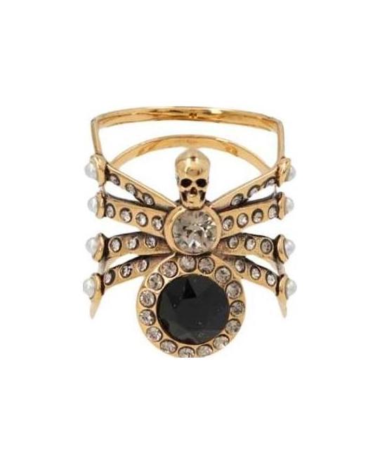 Alexander Mcqueen Spider Ring In Gold