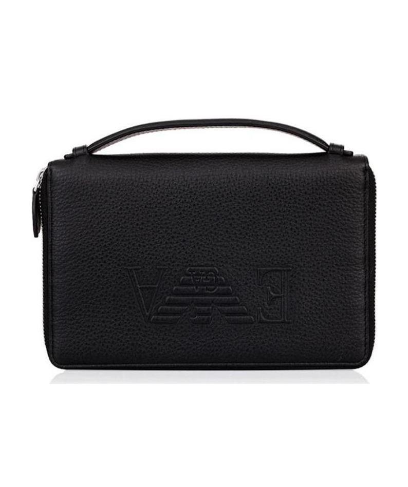 EMPORIO ARMANI LOGO DETAILS CLUTCH