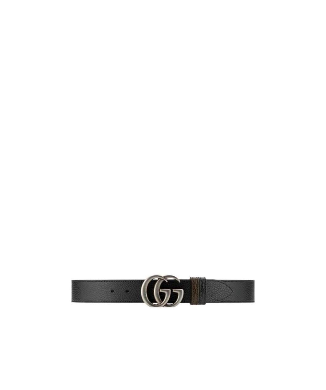 Gucci Gg Marmont Reversible Belt In Blue