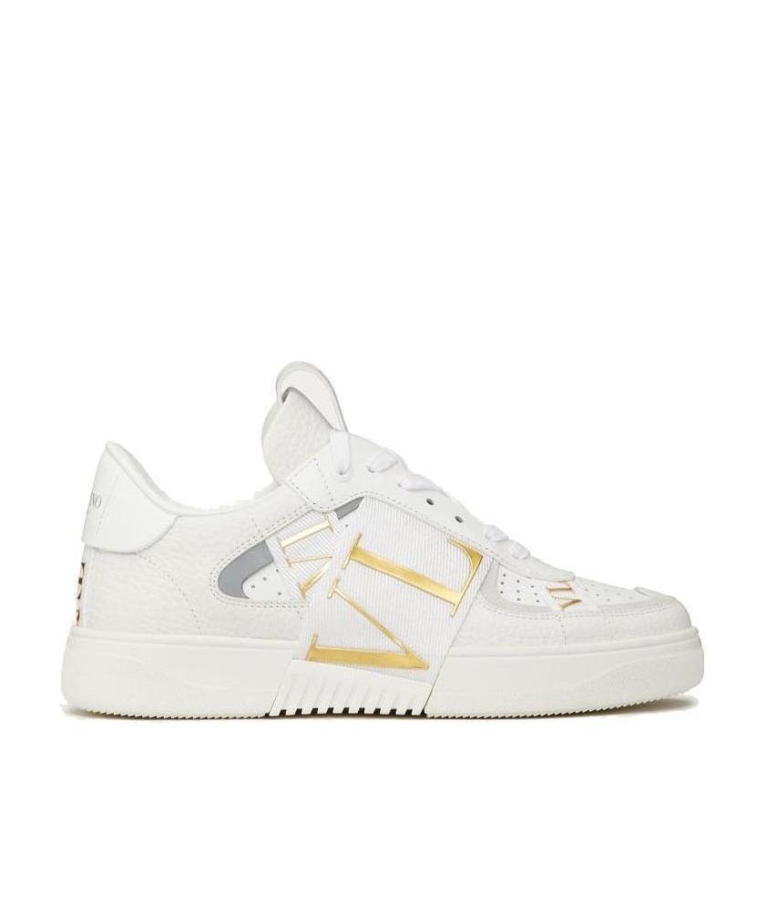 VALENTINO GARAVANI CALFSKIN VL7N SNEAKER WITH BANDS