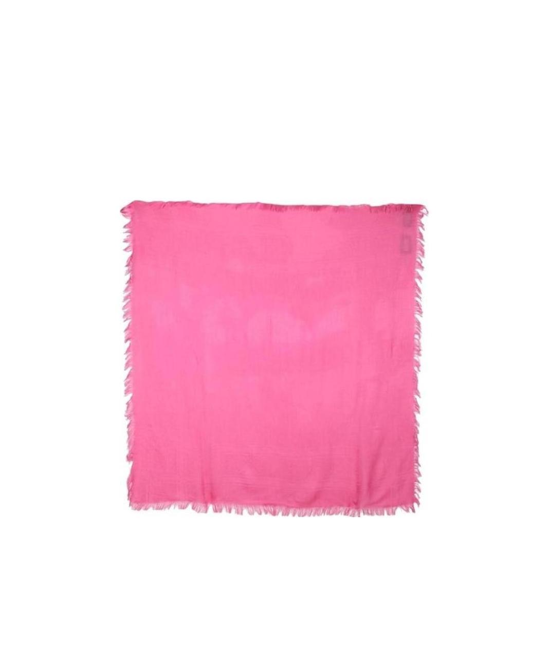 Gucci Logo Tassel Scarf In Pink