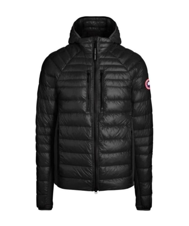 Canada Goose Black Hybridge Lite Padded Jacket In Black