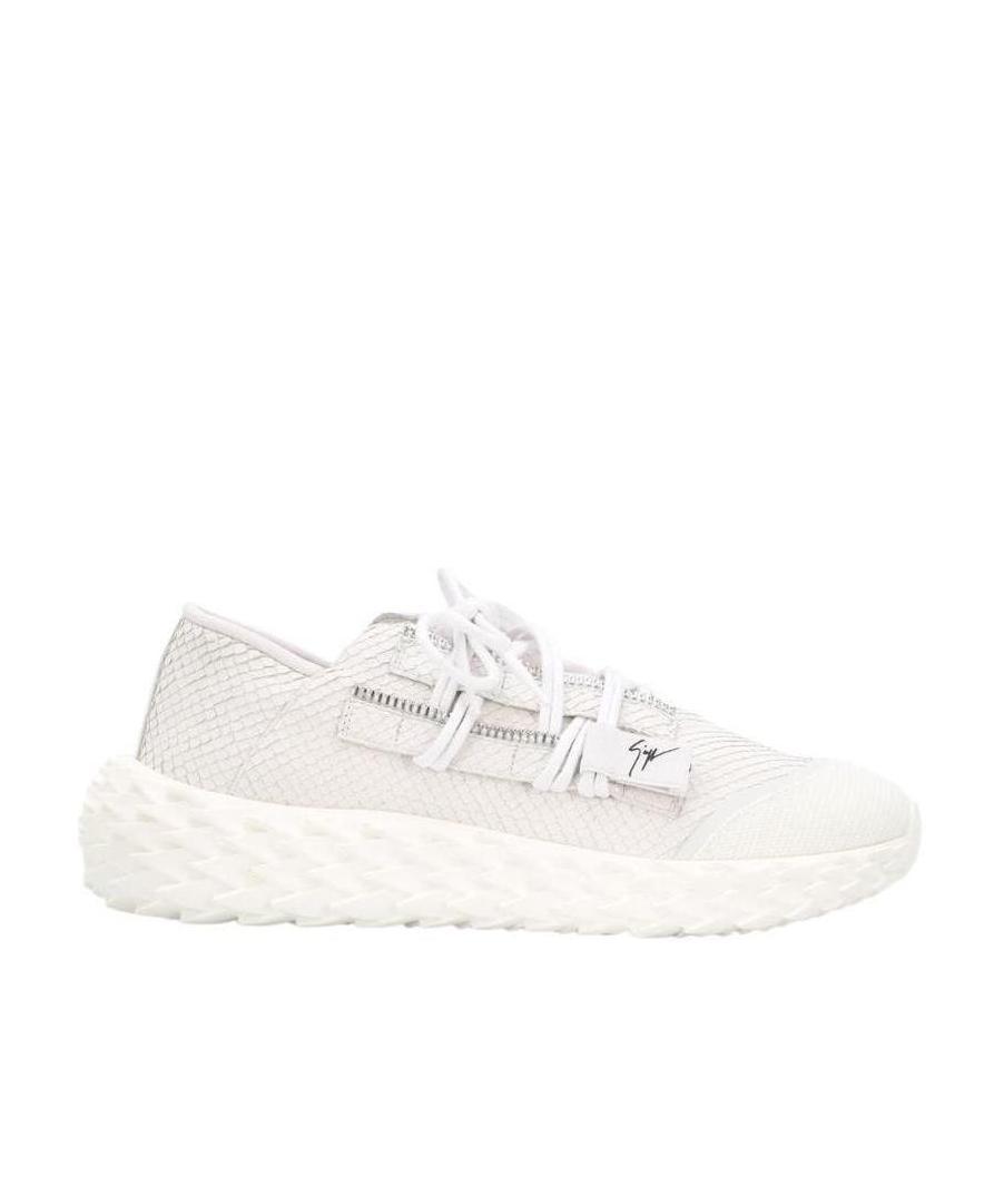 GIUSEPPE ZANOTTI PYTHON PRINTED SNEAKERS
