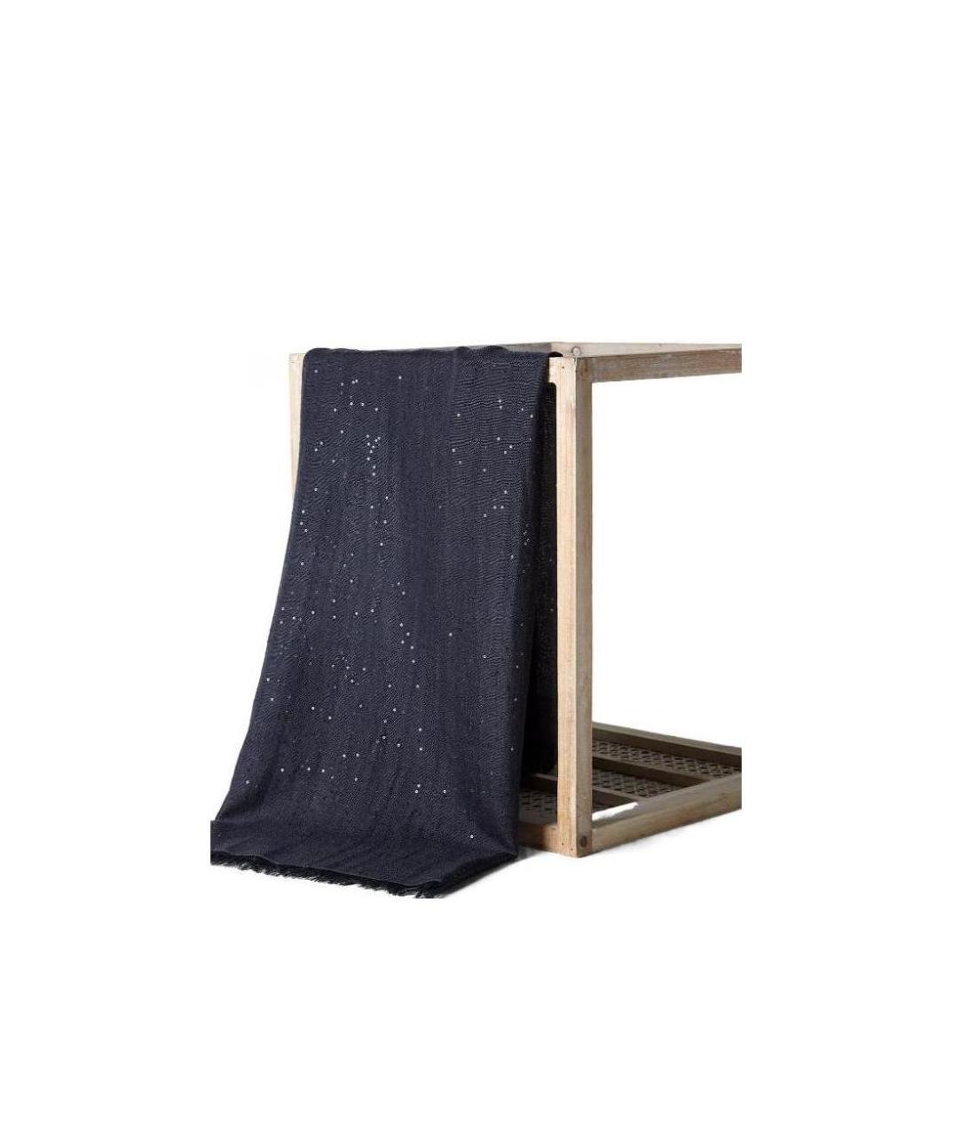 Brunello Cucinelli Stud Detailing Scarf In Black