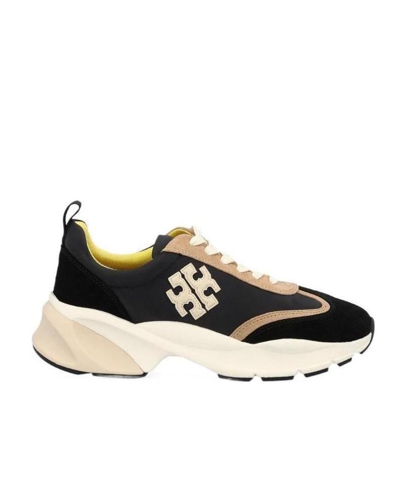 Tory Burch Good Luck Low-top Sneakers In Black