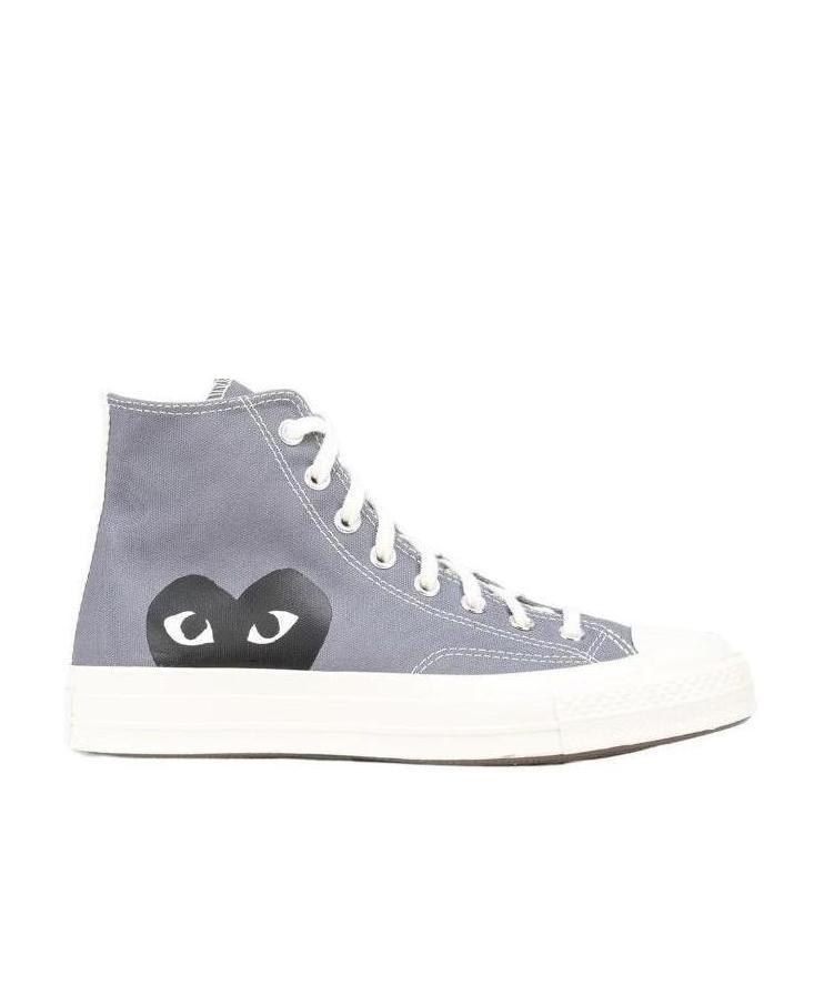 Shop Comme Des Garçons Play X Converse High-top Trainers In Gray