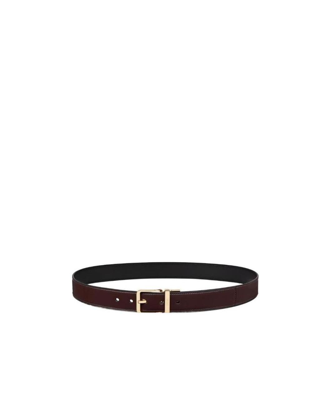 Dior Double-sided Logo Belt In Brown