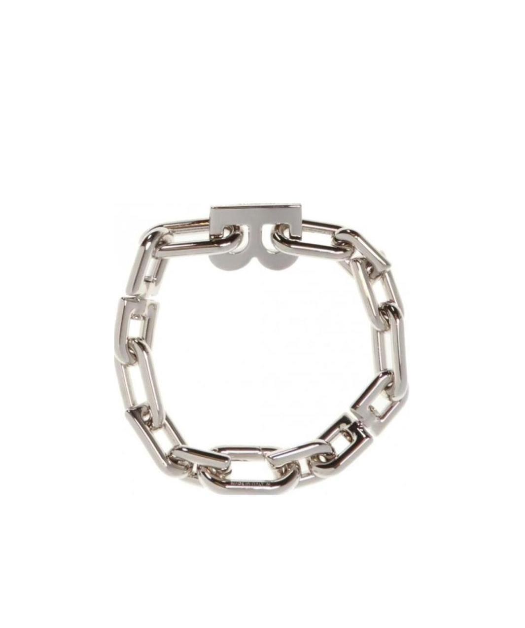 Balenciaga B Chain Bracelet In White