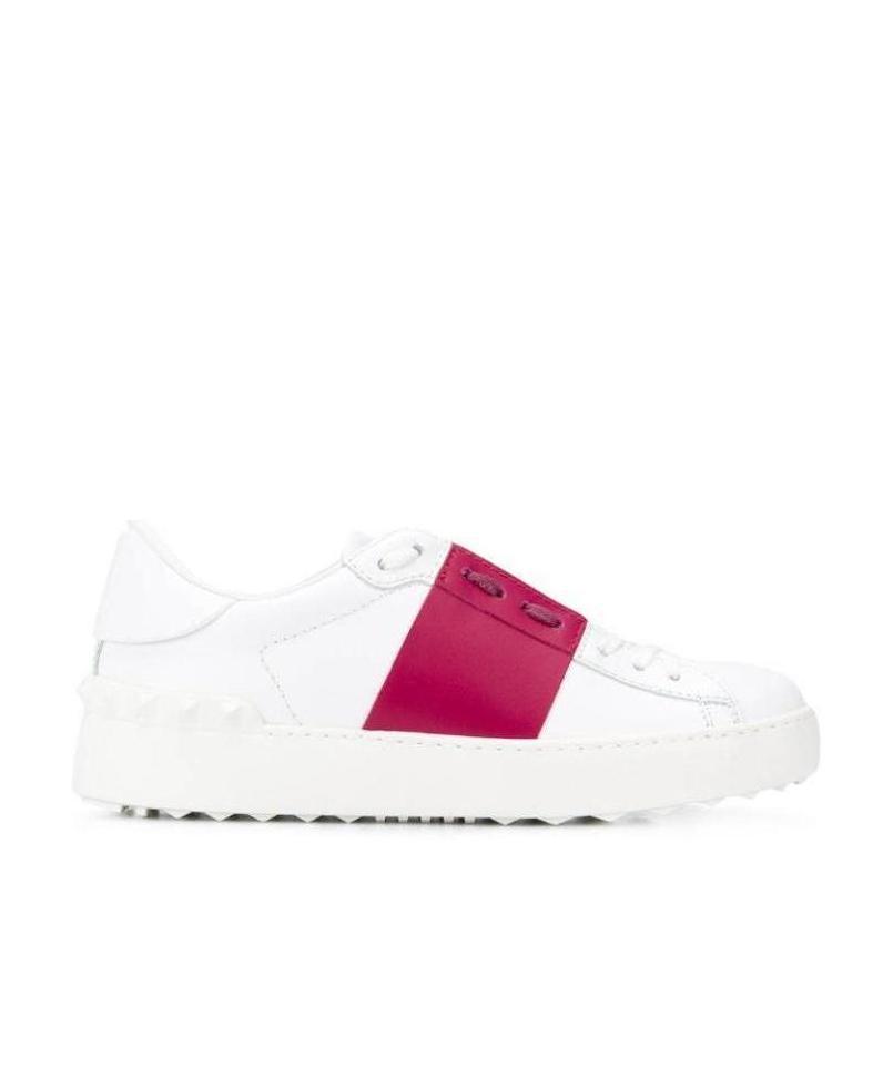 Valentino Open Sneakers In White