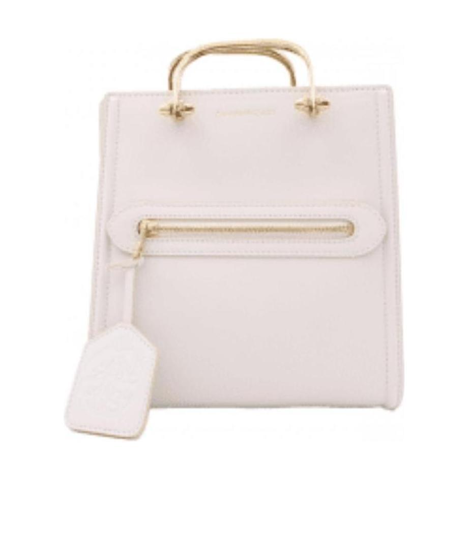 Alexander Mcqueen The Short Story Tote Bag In White