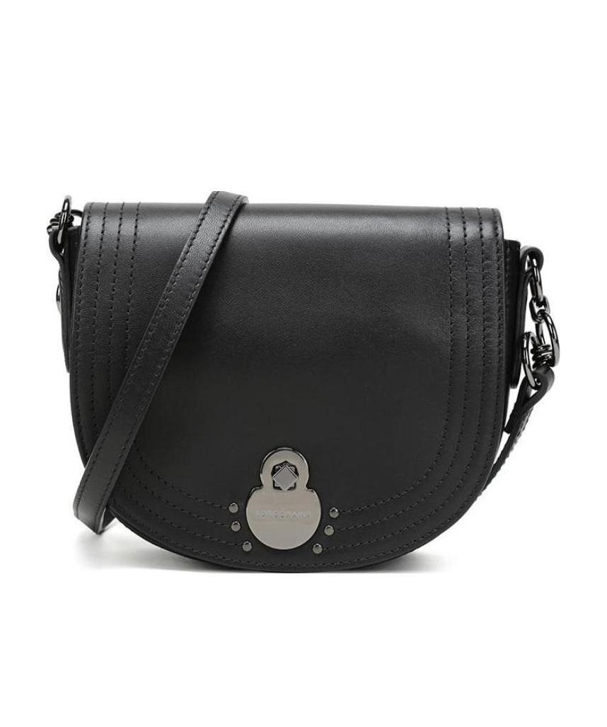 Longchamp One-shoulder Cross-body Bag In Black