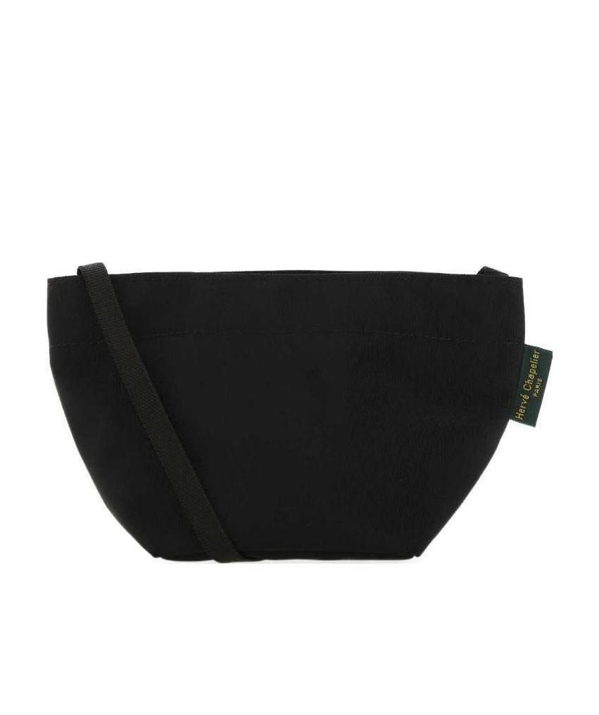 Herve Chapelier Mini Shoulder Bag In Black
