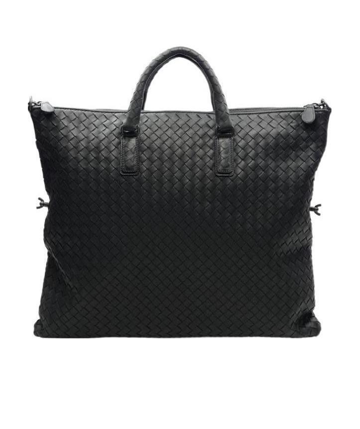 Bottega Veneta Knitted Handbag In Black