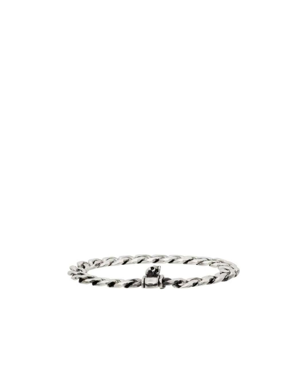 Emanuele Bicocchi Cuban Chain Bracelet In White