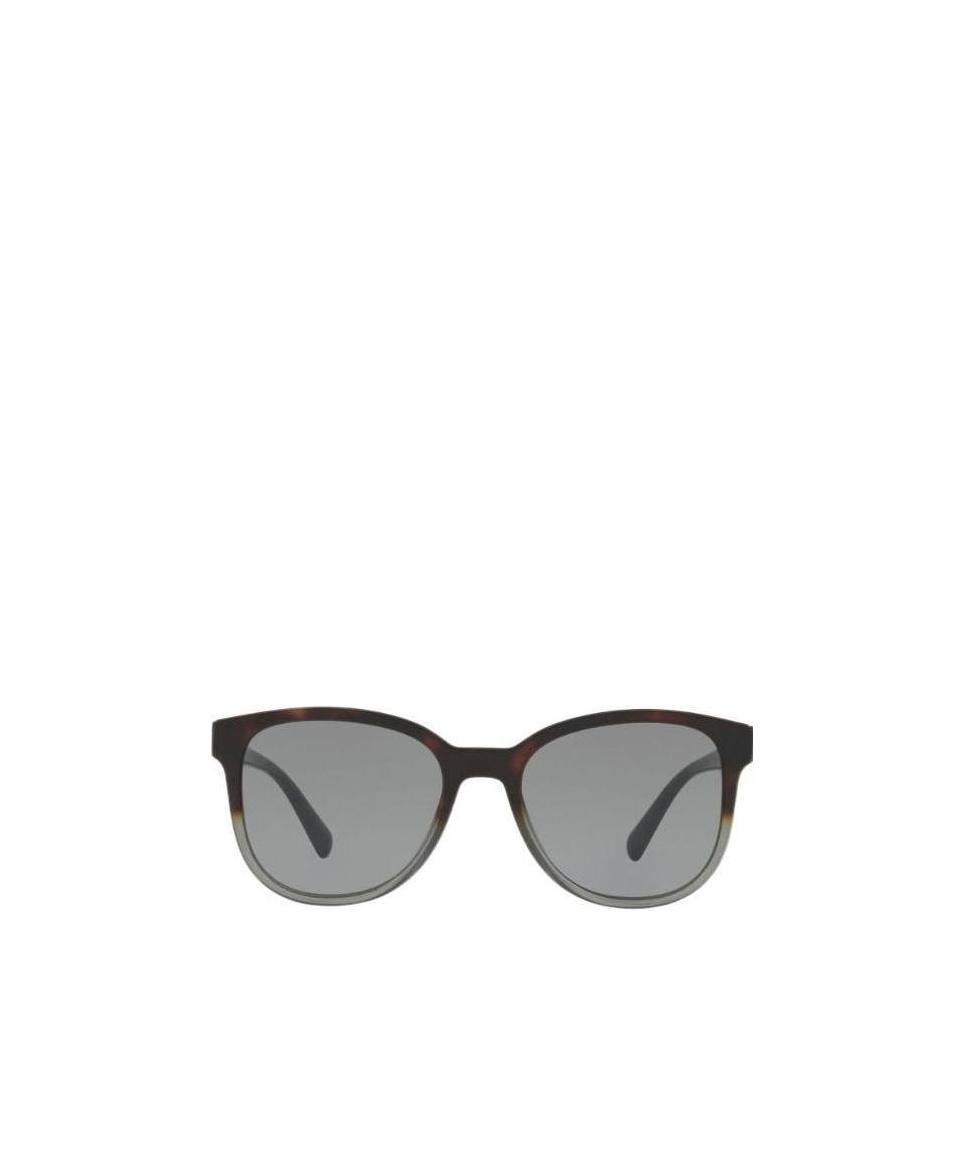 Shop Prada Logo Sunglasses In Gray